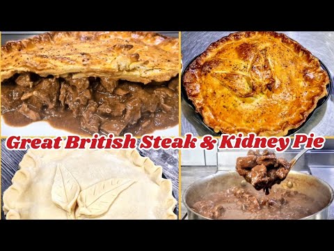 Steak & Kidney Pie - A Great British Classic 🇬🇧 #chefarchiepie