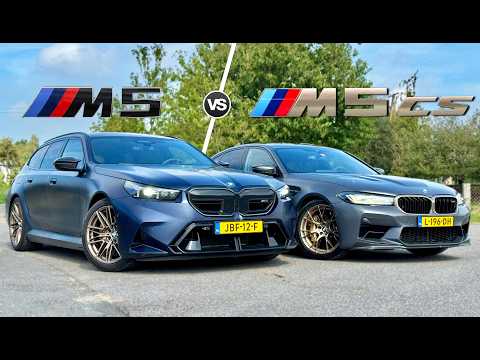 BMW M5 // G90 NEW vs OLD F90 // 300KMH REVIEW on AUTOBAHN