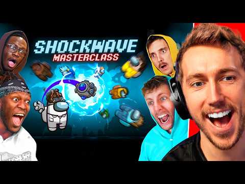 MINIMINTER REACTS TO SIDEMEN AMONG US SHOCKWAVE MASTERCLASS: EXPLODE PLAYERS OUT OF THE MAP TO WIN