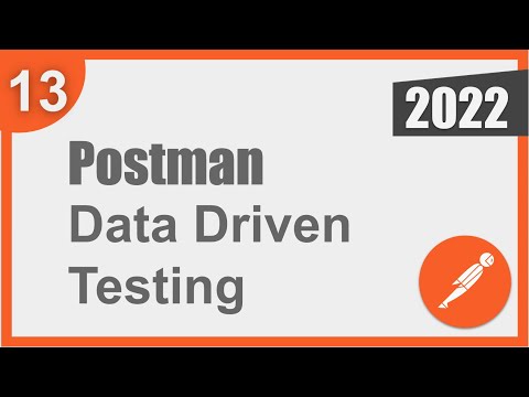 Postman Beginner Tutorial 13 | Data Driven Testing | How to get data from CSV and JSON files
