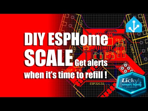 DIY ESPHome Scale - Get Alerts when it's time to refill!