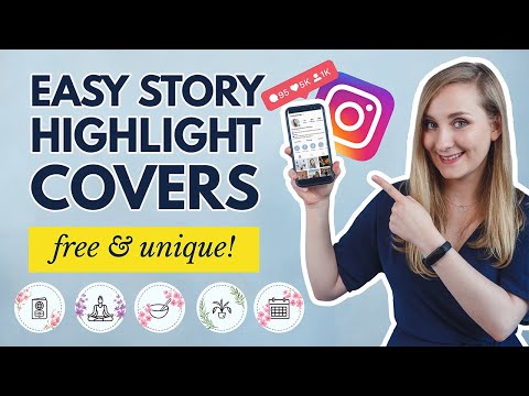 How to Create CUSTOM Instagram Highlight Covers | FREE & SUPER EASY