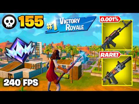 155 Elimination "RANKED RELOAD” Gameplay Wins (Fortnite Chapter 7 Keyboard & Mouse)