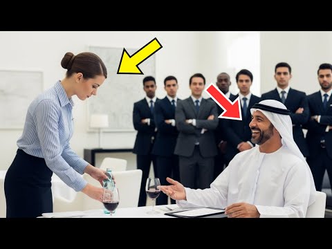 Un milliardaire arabe arrive avec 20 investisseurs — seule la serveuse comprend leur dialecte
