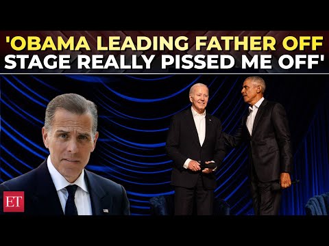 ‘Pissed me off’: Hunter Biden got furious at Obama for leading Joe off stage at Hollywood fundraiser