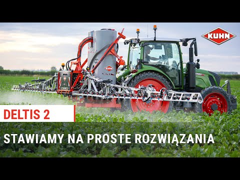 Stawiamy na proste rozwiązania w zawieszanych opryskiwaczach polowych - Opryskiwacz KUHN DELTIS 2 💧