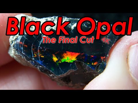Black Opal the Final Cut! One-Of-A-Kind Opal Transformed into A Gemstone before your eyes.