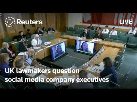 LIVE: Social media company executives questioned by UK lawmakers