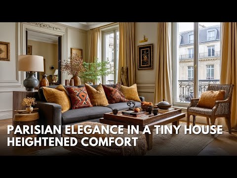 Parisian Elegance in a Tiny House Heightened Comfort with Parisian Charm