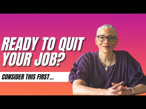 Ready to quit your job? Consider this.