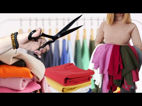 6 GREAT IDEAS FOR REUSING OLD CLOTHES ‼️Make new clothes at zero cost! 