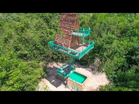 Build Most 16m Two-StoryTree House With Swimming Pools