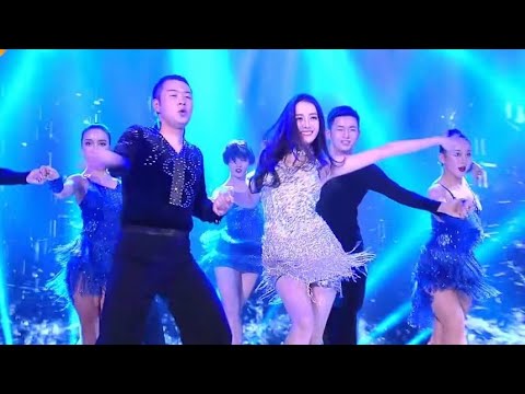 迪丽热巴Dilireba搭档杜海涛跳拉丁舞，又美又辣又好笑！