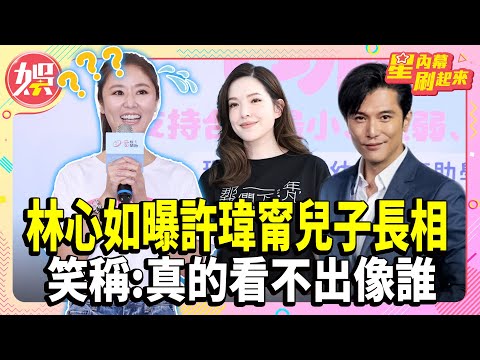 林心如曝許瑋甯兒子長相 笑稱:真的看不出像誰【TVBS娛樂頭條】#林心如 #許瑋甯 #邱澤 #兒子 #星內幕刷起來