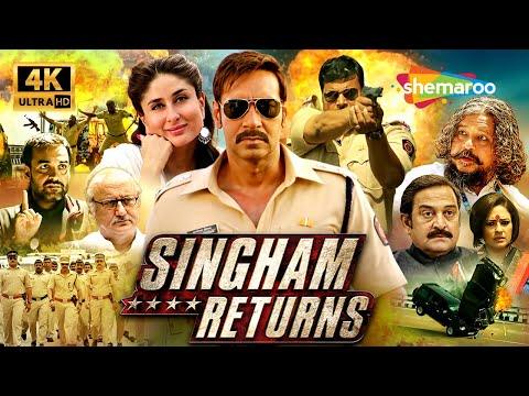 Ajay Devgn's Singham Returns Full Movie 4K - MUST WATCH Action Blockbuster💥