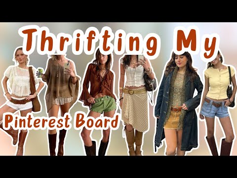Thrifting My Pinterest Outfit inspo on a Budget!