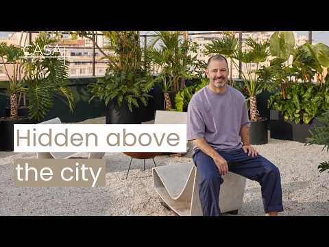 A TERRACE with a GARDEN and POOL… in an APARTMENT?!