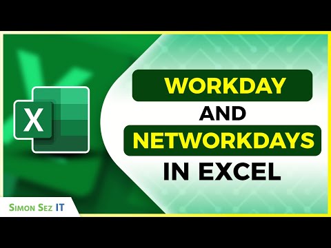 How to Calculate Dates with WORKDAY and NETWORKDAYS in Excel