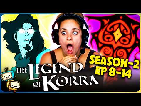 THE LEGEND OF KORRA (2012) Season 2 Episodes 8-14 Reaction! | First Time Watch!