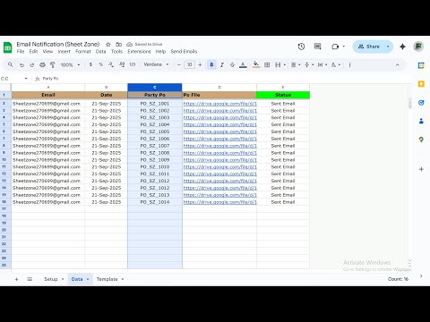 📧 Automated Email Notification System | Google Sheets + Apps Script