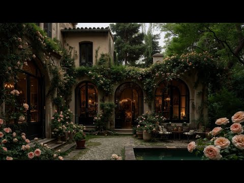 Peaceful Jazz in a Spring Forest Café | Tranquil Morning Jazz Piano for Work, Study & Relaxation