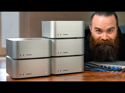 I built an AI supercomputer with 5 Mac Studios