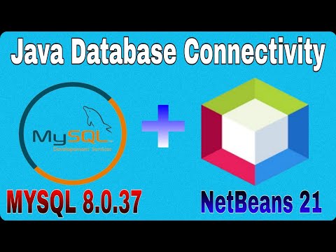 How to connect MySql Database 8.0.37 & Java NetBeans IDE 21 Using Connector-j Driver || JDBC in java