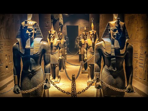 Это нужно увидеть, жyткaя находка в египесткой статуе, мурашки по коже…