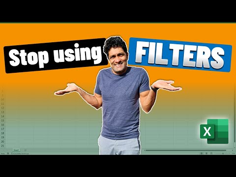I don’t use filters in Excel anymore. I use this other function instead 😎