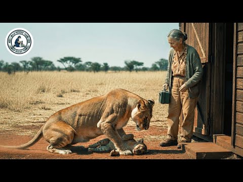 Animal Rescue: A Lioness Begs a Human to Save Her Baby #10