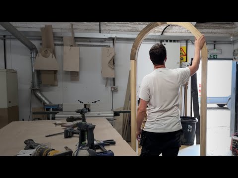 Making a Traditional Curved Head Door frame In Accoya