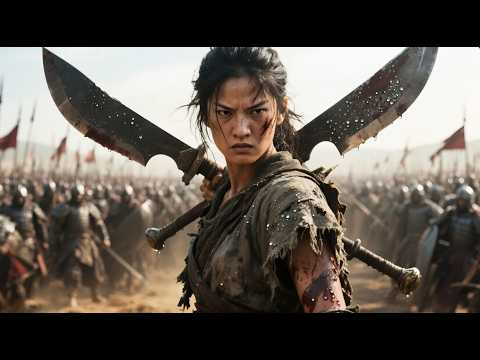 【功夫電影】被捆綁奴役的女奴竟是最強功夫高手！趁敵人鬆懈，直接掙脫鐵鍊霸氣反殺！#movie #反转 #逆袭