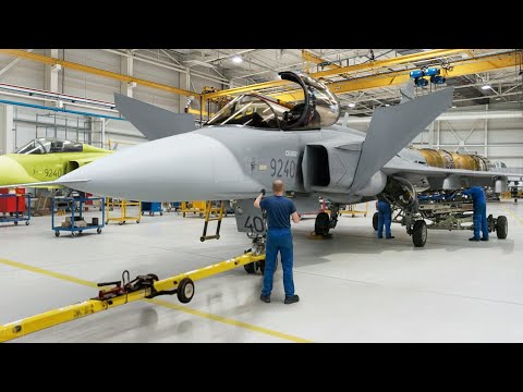 How Sweden Builds Its Super-Advanced Fighter Jet