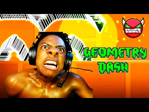ISHOWSPEED PLAYS GEOMETRY DASH