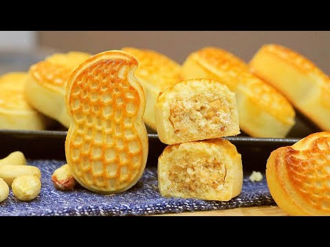 花生酥Peanut Cookies Pastry|酥脆饼皮，松化花生馅|年饼食谱|Flaky Crust,  Sandy Peanut Fillings|CNY Recipe