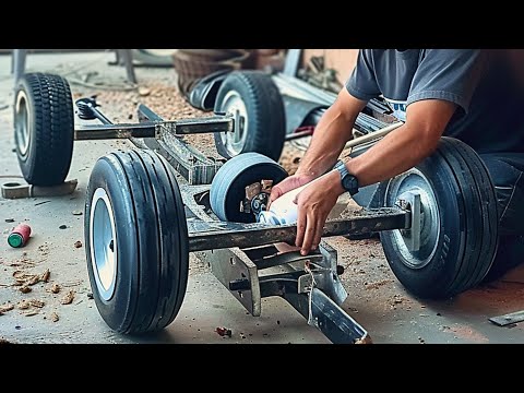 Man Builds Amazing Go-Kart From an Old Toy Car! | Start to Finish by @Motorizando