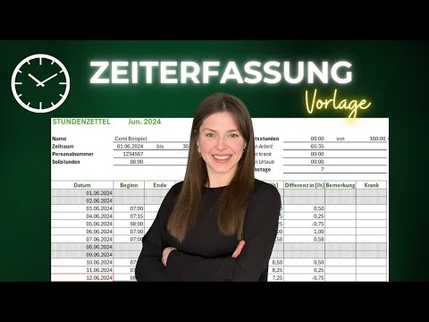 🕑 Professionelle Arbeitszeiterfassung in Excel: Das ultimative Tutorial mit Vorlage