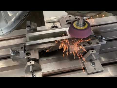 Harrison M300 lathe Bed, saddle and cross slide way regrind