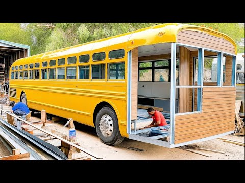 Man Builds Insane DIY Bus | Start to Finish by ‪@enancinar‬