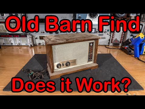Old 1960's Barn Find Radio Receiver Teardown And Diagnosis!