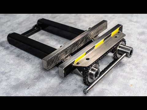 How To Make A Bench Vise -  DIY Metal Bench Vice