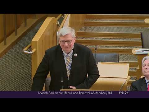 Stage 3: Scottish Parliament (Recall and Removal of Members) Bill (Part 1) - 24 February 2026