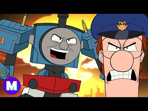 Man vs Train 1-3: Cartoon Nightmares (4K REMASTER)