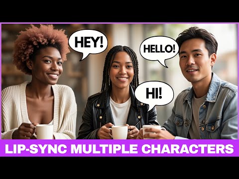 Animate Multiple Realistic Al Characters Talking in One Scene