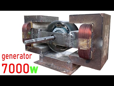 I make 220v Electric Generator from a Microwave Transformer