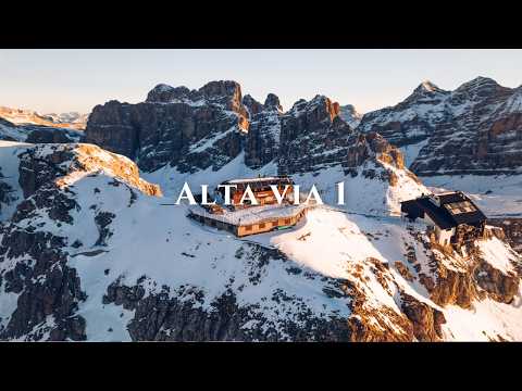 Solo Hiking The Alta Via 1 Dolomites In Snow