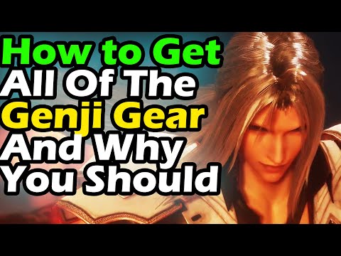 Crisis Core Final Fantasy 7 Reunion How To Get ALL Genji Equipment and Why You Should