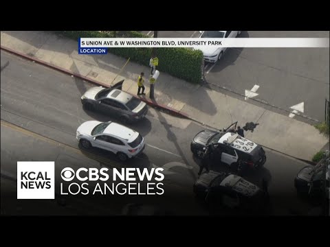 Pursuit suspect drops passengers off during hours-long, slow-speed chase