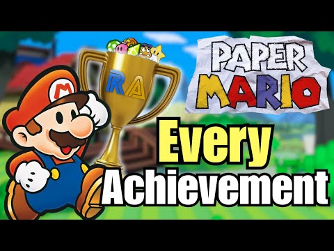 I Got EVERY ACHIEVEMENT In Paper Mario! | Retro Achievements