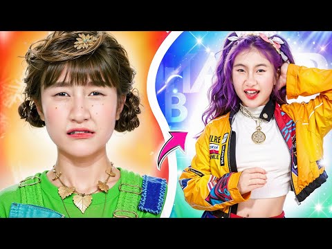 Poor Pinky Extreme Makeover From Nerd To Popular Rumi In KPop Demon Hunters Contest!